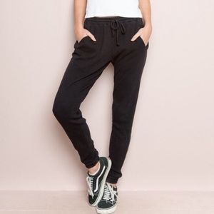 john galt black thermal sweats